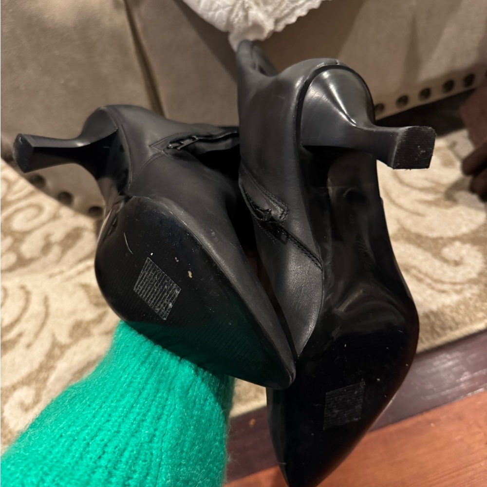 Black Madewell Knee-High Women's Boots Real Leather - Picture 4 of 6